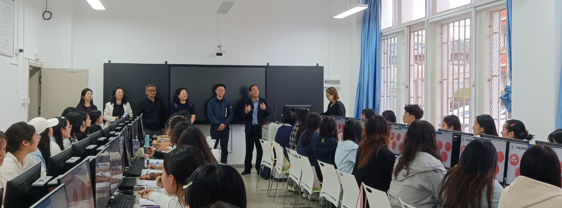 校领导一行到项目合作学校开展工作交流